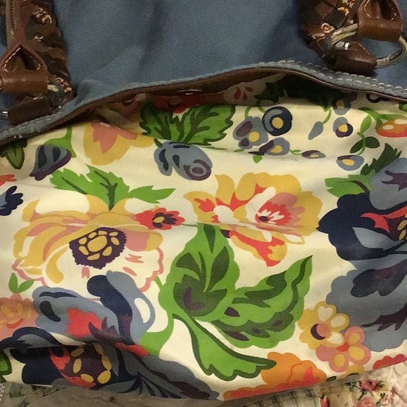 Giani Bernini Blue Fabric (denim/twill) Handbag - Picture 7 of 11